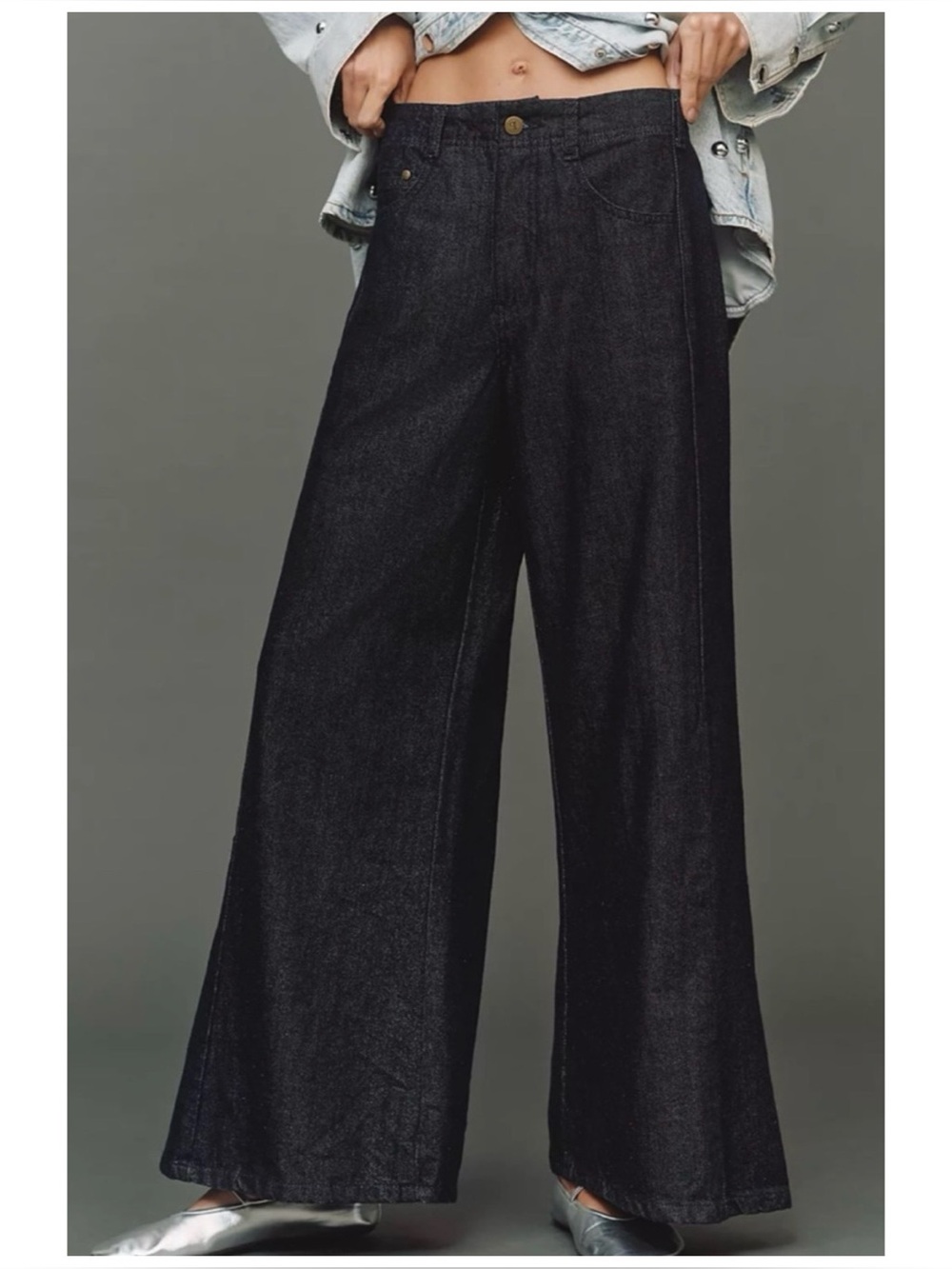Anthropologie Pilcro Sparkle Wide leg jeans